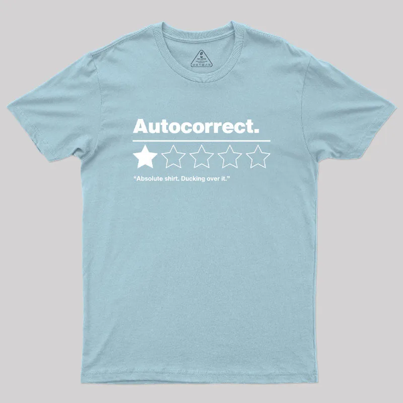 Autocorrect Ducking Over It Geek T-Shirt - Image 10