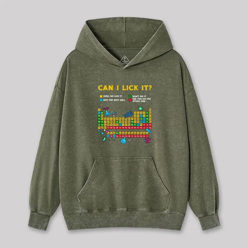 Can I Lick It Periodic Table Washed Hoodie - Image 4
