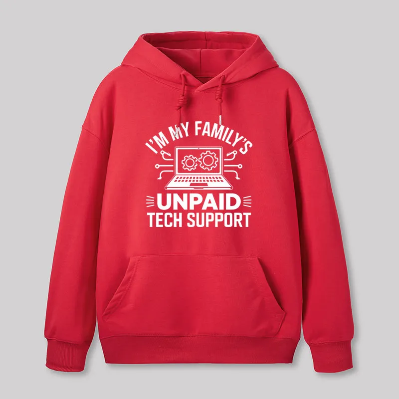 I'm My Family's Unpaid Tech Support Geek Hoodie - Image 6