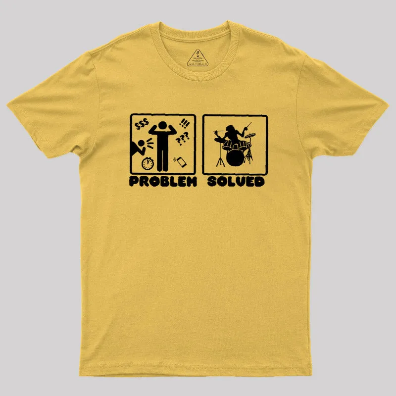 Stress Relief Through Music Geek T-Shirt - Image 5