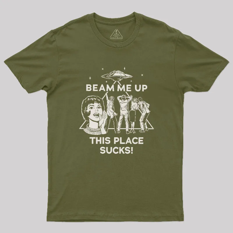 Beam Me Up Geek T-Shirt - Image 3