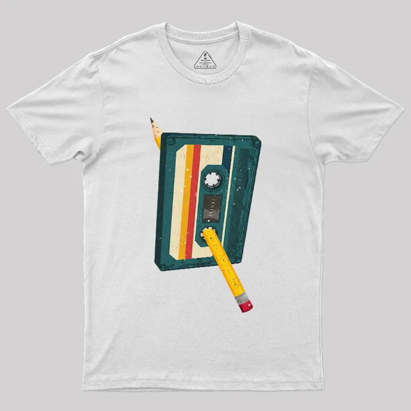 Retro Cassette Geek T-Shirt - Image 11