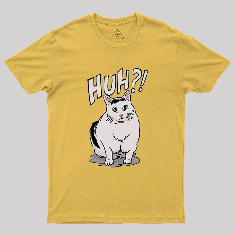 Huh Cat Geek T-Shirt - Image 8