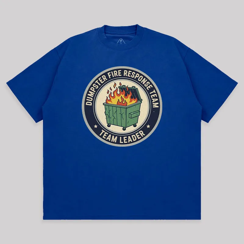 Dumpster Fire Response Team Unisex Oversized T-shirt - Image 7