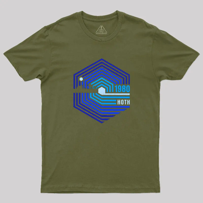 Alternative view of Retro Ice Planet Geek T-Shirt