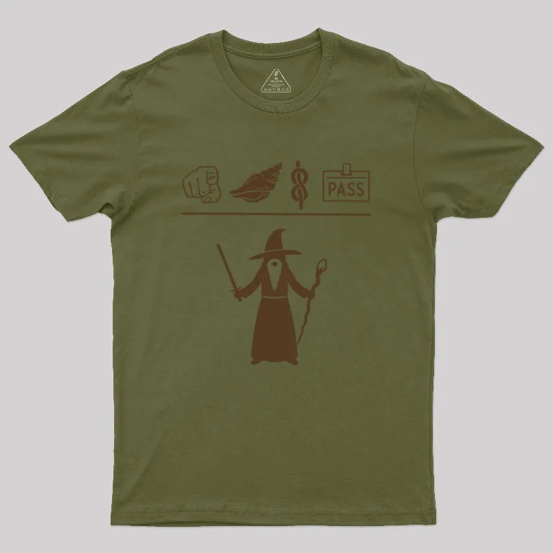 Wizard Hieroglyphs Geek T-Shirt