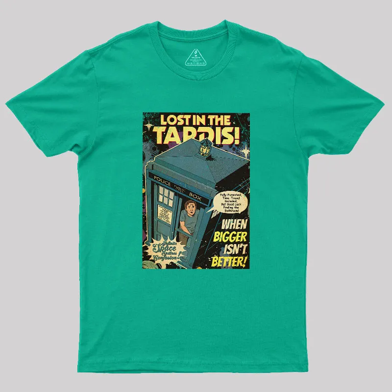 Lost in the TARDIS Geek T-Shirt - Image 9