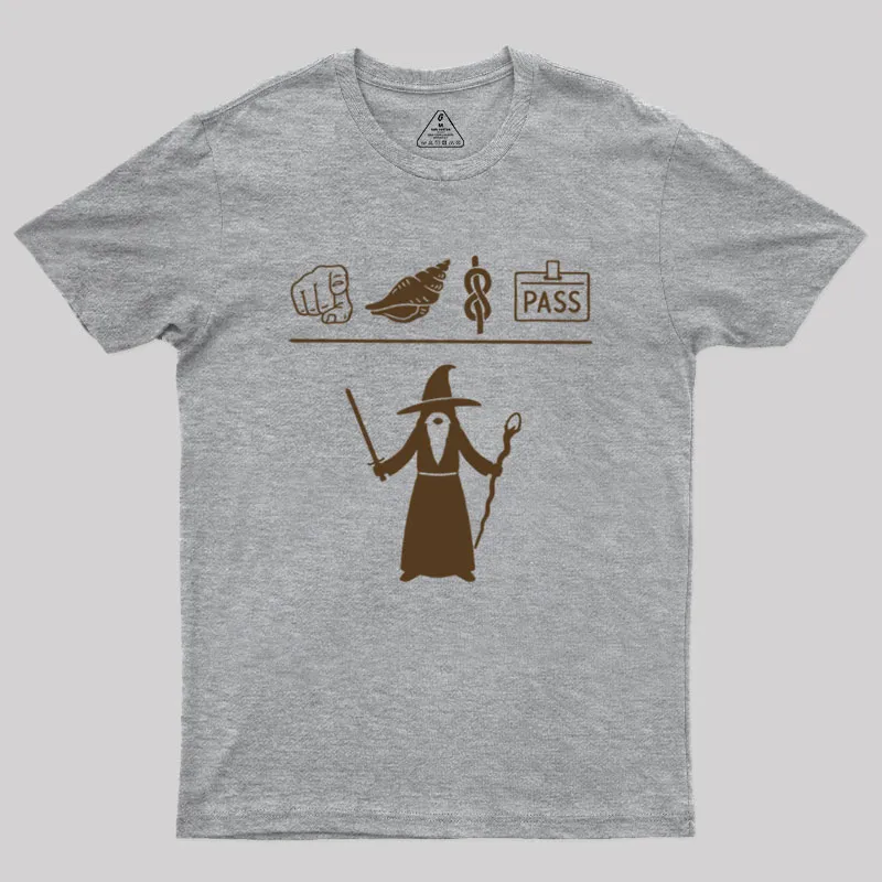 Wizard Hieroglyphs Geek T-Shirt - Image 2