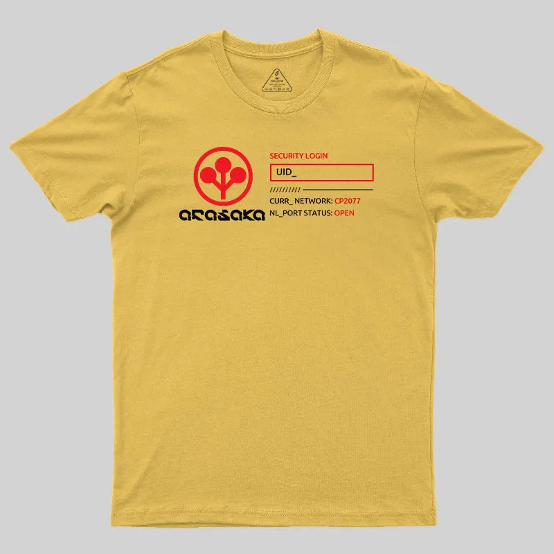 Arasaka Terminal-Cyberpunk 2077 T-Shirt - Image 5