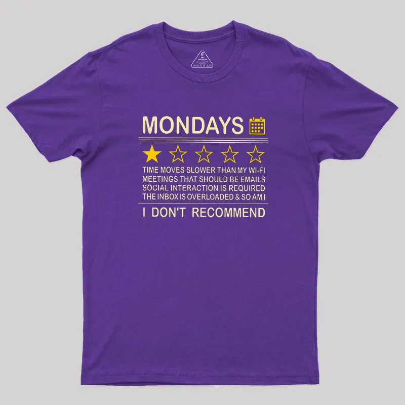 Mondays Geek T-Shirt - Image 5