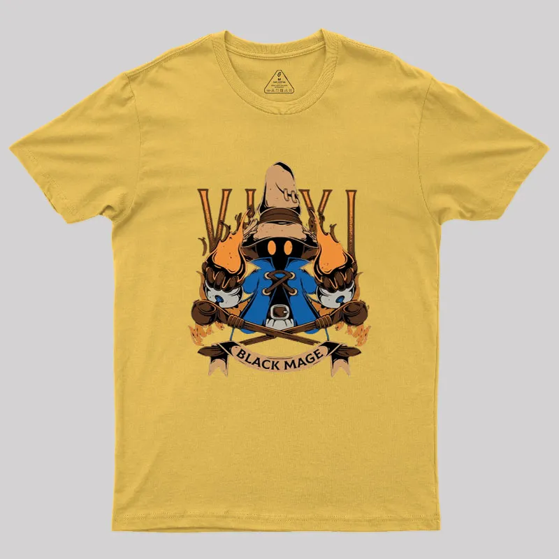 Vivi Black Mage Geek T-Shirt - Image 8