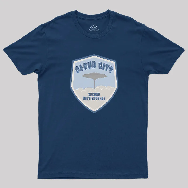 Cloud City Data Storage Geek T-Shirt - Image 2