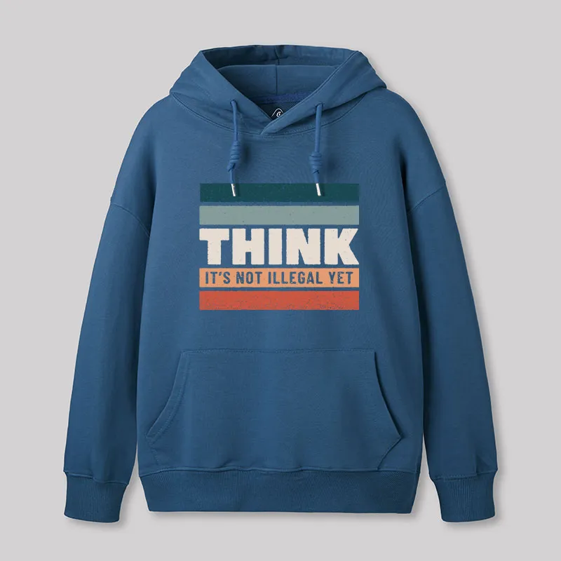 Alternative view of Think Still Legal Geek Hoodie