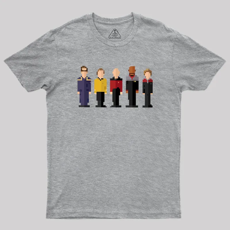 Spaceship Captains Geek T-Shirt - Image 3