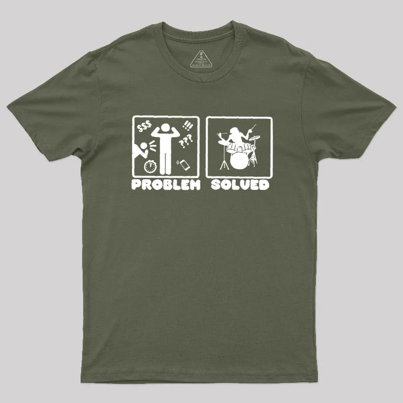 Stress Relief Through Music Geek T-Shirt - Image 3