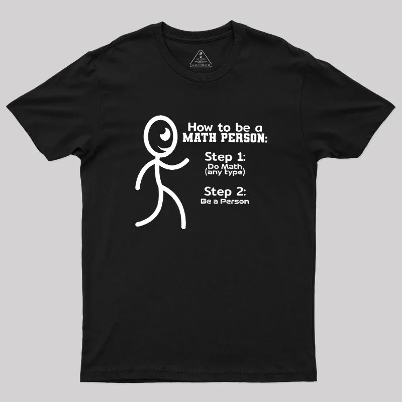 Math People Geek T-Shirt - Image 2