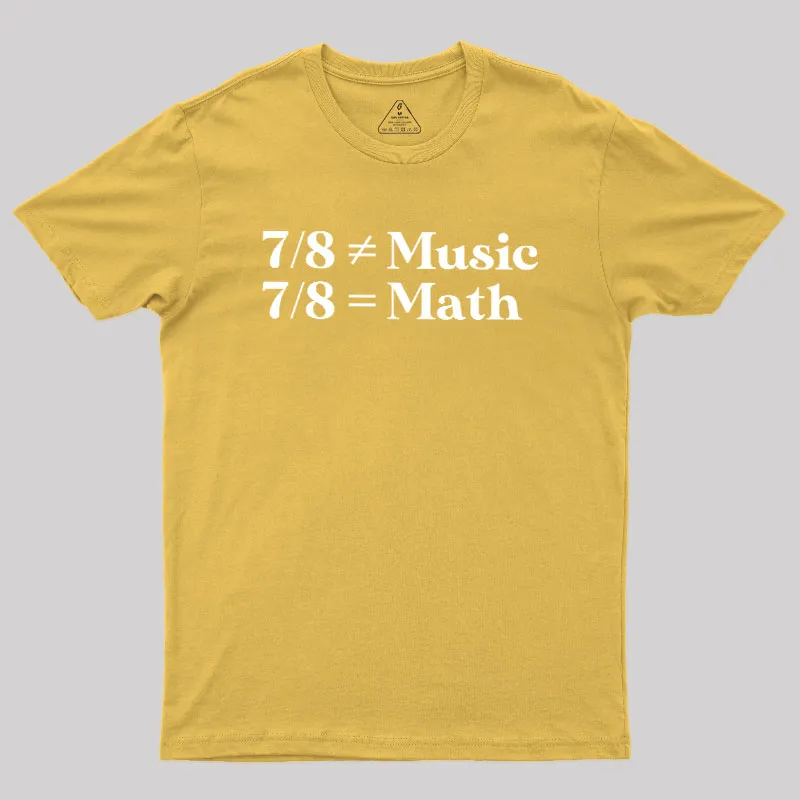 Music and Math Geek T-Shirt - Image 8