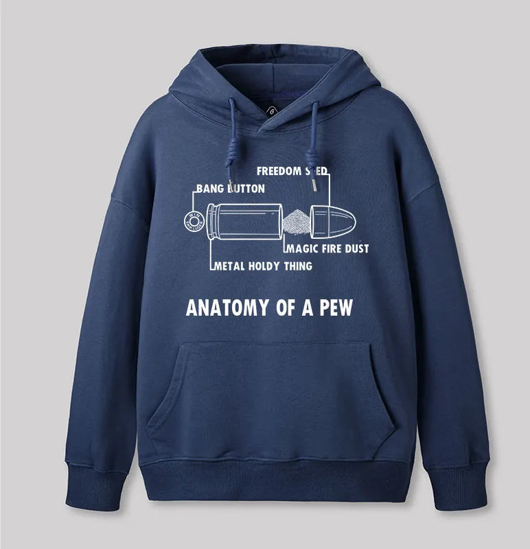Alternative view of ANATOMY OF A PEW Geek Hoodie