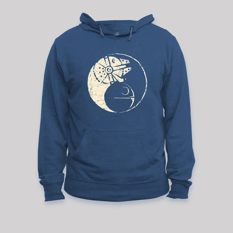 Alternative view of Balancing The Force Geek Hoodie