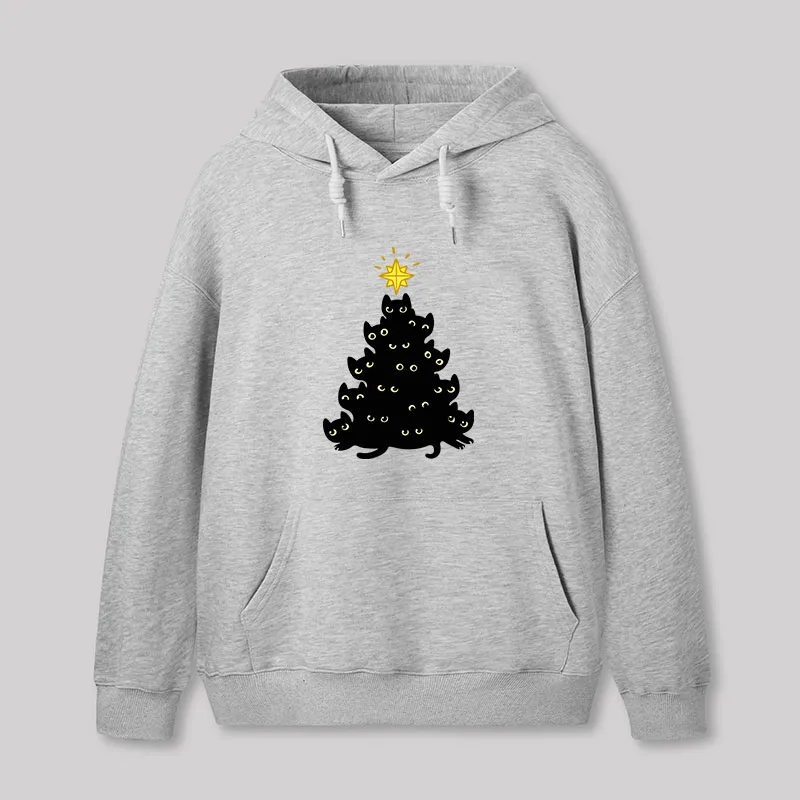 Meowy Christmas Geek Hoodie - Image 4