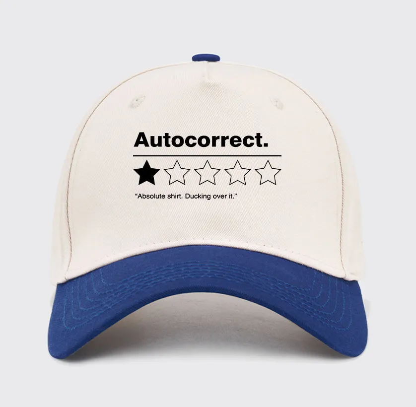 Autocorrect. Ducking over it Baseball Cap
