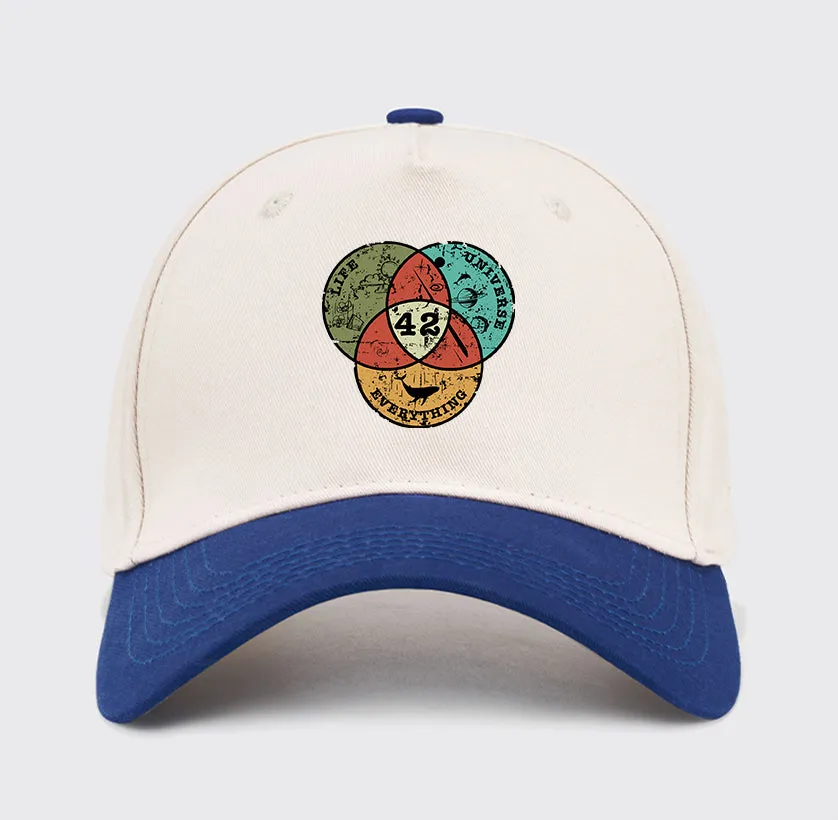 Life, the Universe & Everything Washed Vintage Baseball Cap - Image 9