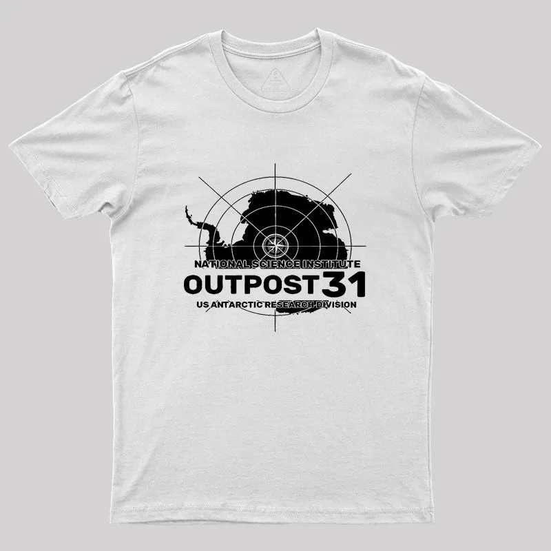 Outpost 31 Antarctic Research Division Geek T-Shirt - Image 11