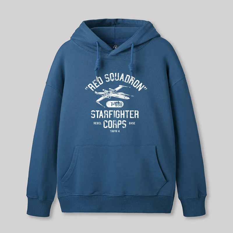 Alternative view of Scifi Wars Rebels Wing Starfighter Geek Hoodie