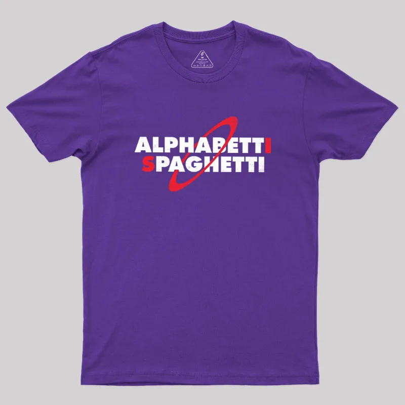 Alphabetti Spagetti Geek T-Shirt - Image 5