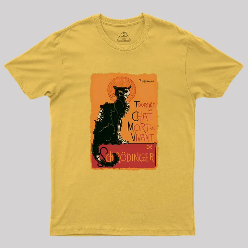 Le Chat Noir De Schrödinger Geek T-Shirt - Image 7