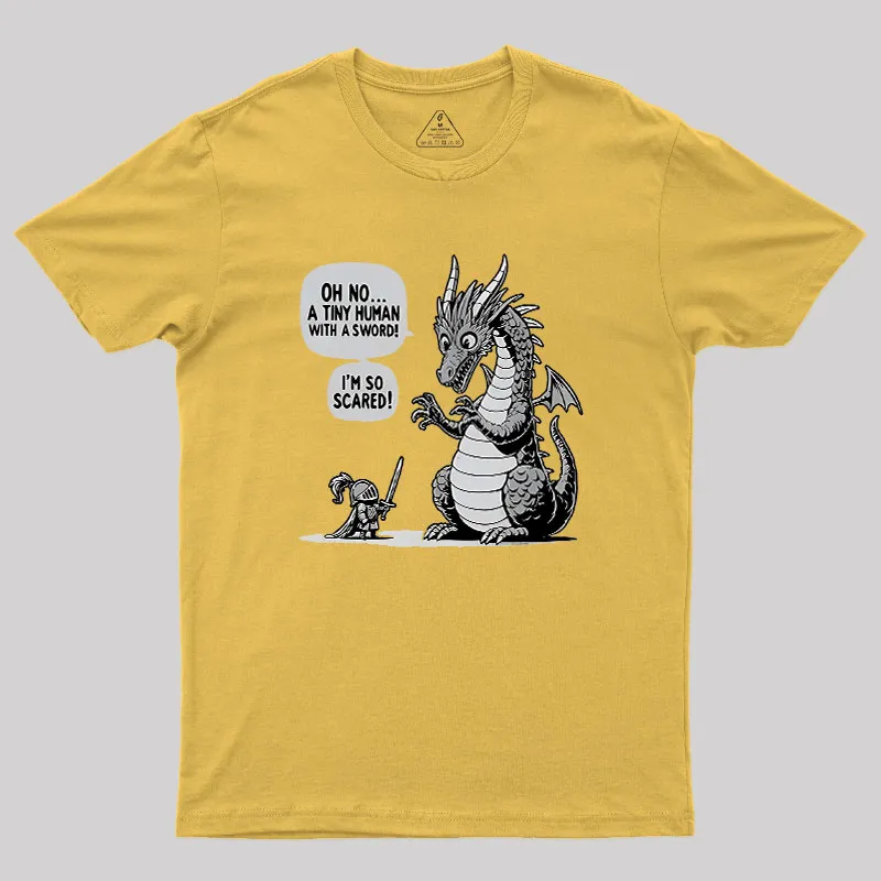 Sarcastic Dragon Geek T-Shirt - Image 8