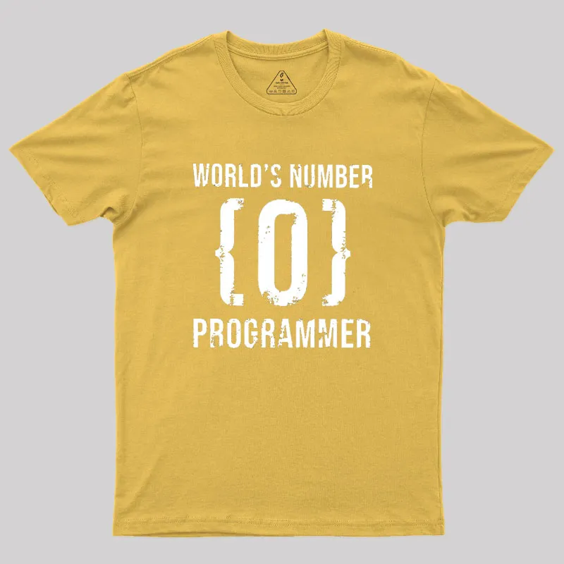 World's Number Programer Geek T-Shirt - Image 8