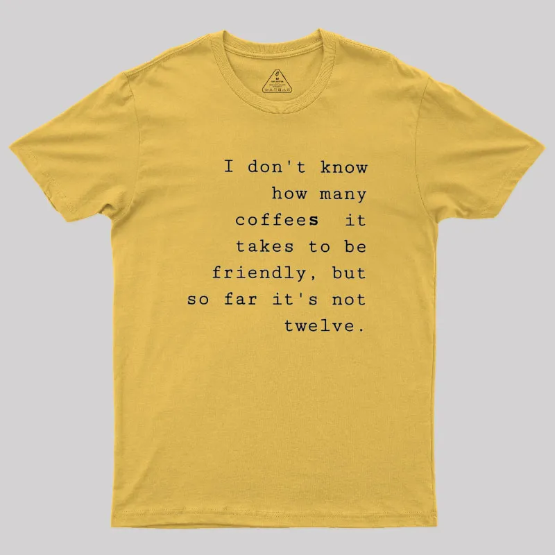 Coffee Demand Geek T-Shirt - Image 8