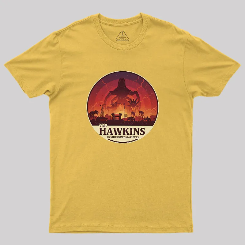 Visit Hawkins Geek T-Shirt - Image 8
