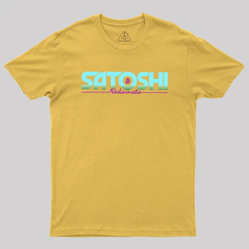 Satoshi Nakamoto Geek T-Shirt - Image 8