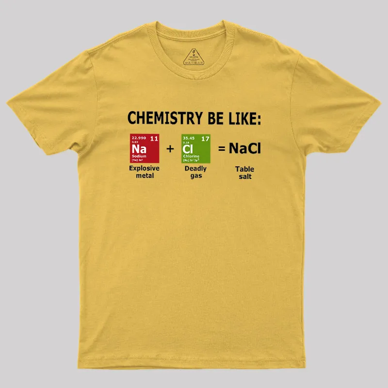 Chemistry Be Like Geek T-Shirt - Image 8