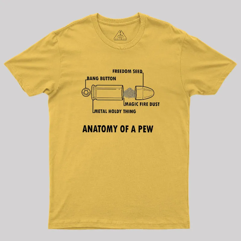 ANATOMY OF A PEW Geek T-Shirt - Image 8