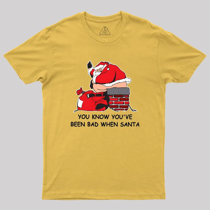 You Know You've Been Bad Geek T-Shirt - Image 8