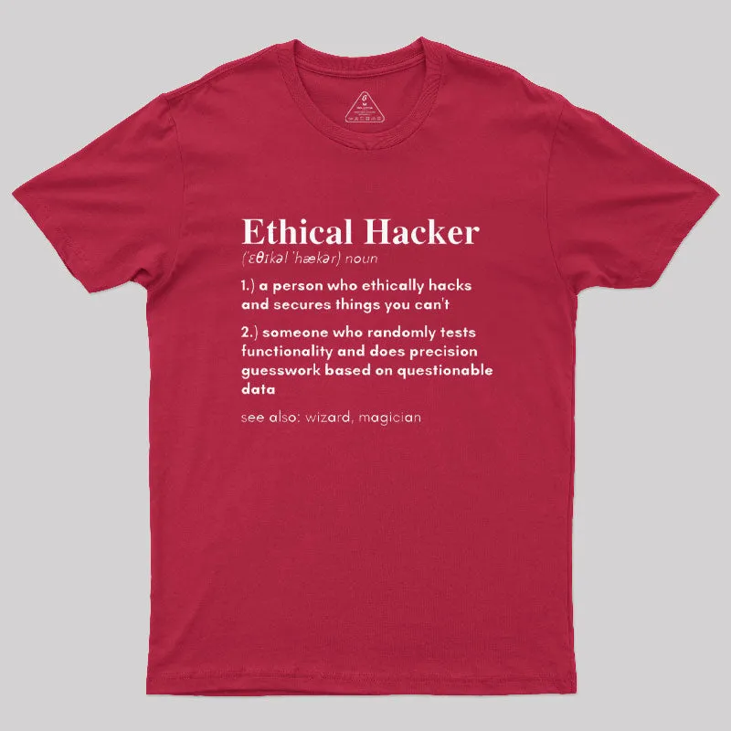 Definition of an Ethical Hacker T-Shirt - Image 8