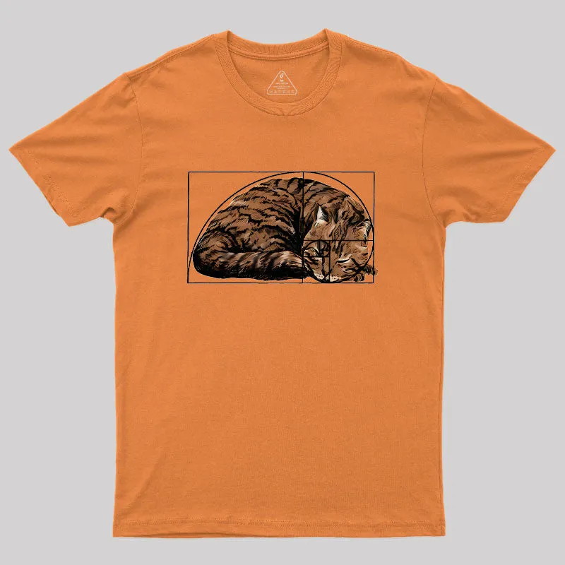 Fibonacci sequence Cat Geek T-Shirt - Image 6