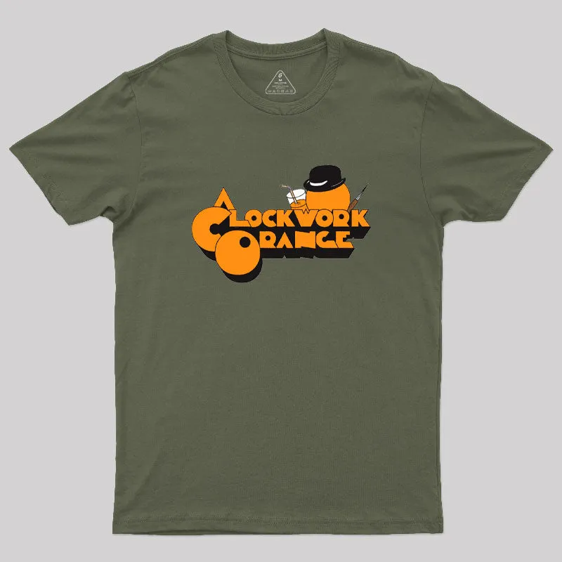 Orange Funny Geek T-Shirt