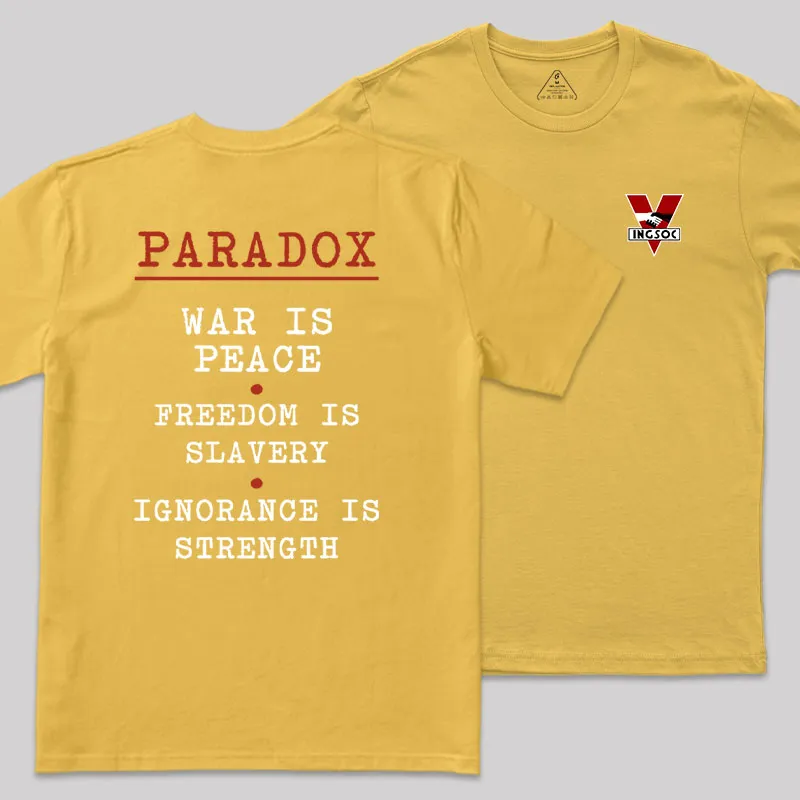 INGSOC Front and Back Printed Geek T-Shirt - Image 7