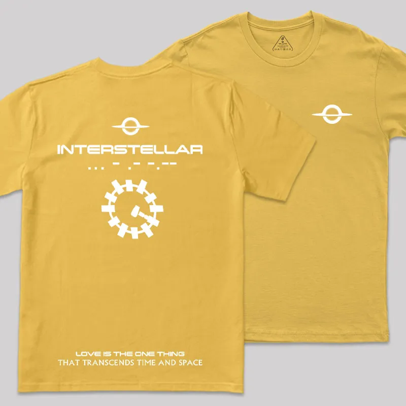 Interstellar Front and Back Printed Geek T-Shirt - Image 7