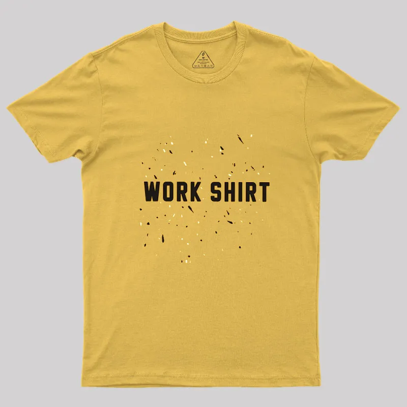 Work Shirt Peacemaker Geek T-Shirt - Image 6