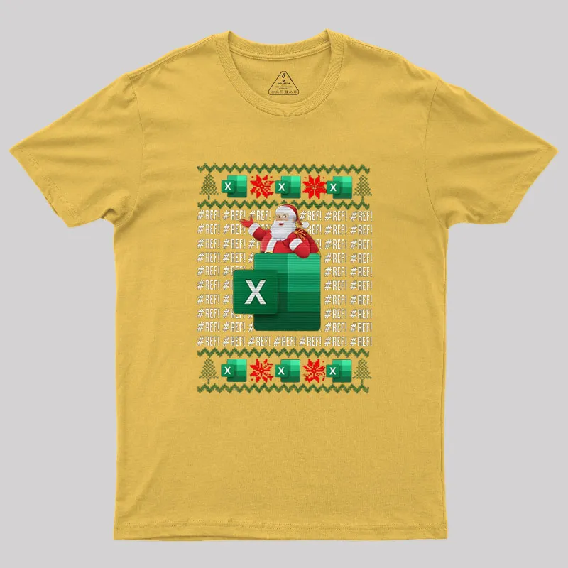 Excel REF Error Spreadsheet Geek T-Shirt - Image 6