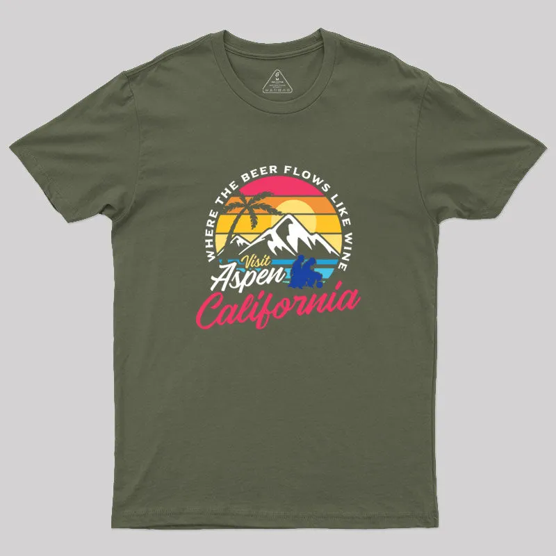 Visit Aspen California - Dumb And Dumber Spot Geek T-Shirt - Image 3