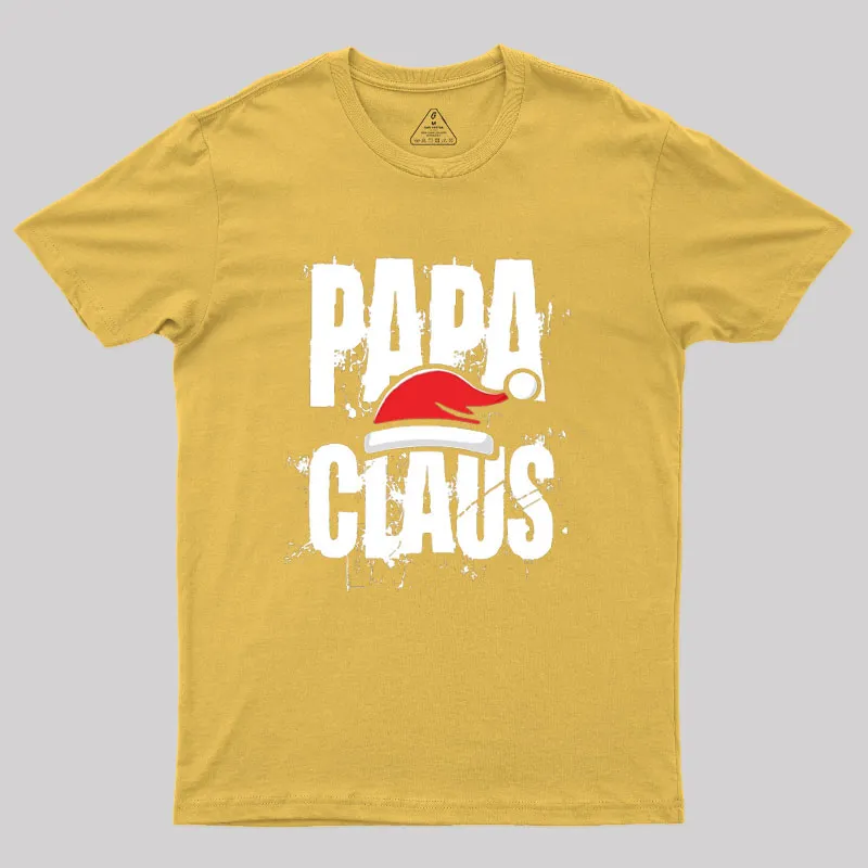 Santa Hat Papa Claus Geek T-Shirt - Image 7