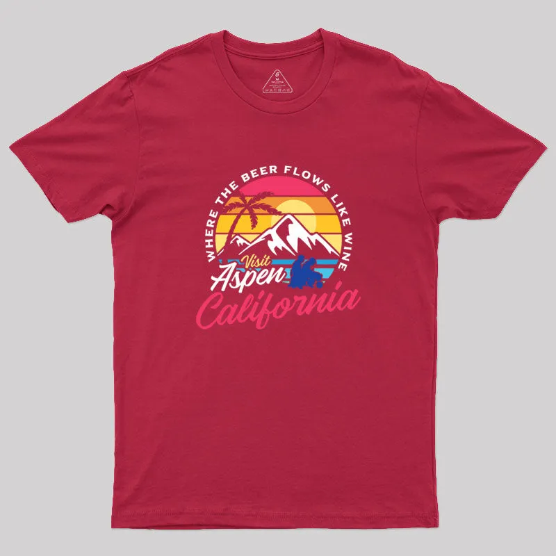 Visit Aspen California - Dumb And Dumber Spot Geek T-Shirt - Image 5