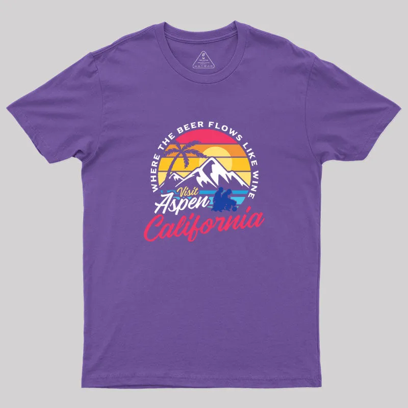 Visit Aspen California - Dumb And Dumber Spot Geek T-Shirt - Image 6