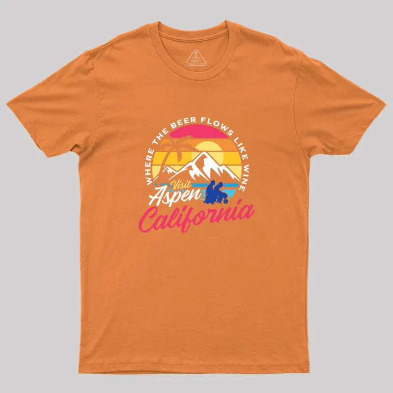 Visit Aspen California - Dumb And Dumber Spot Geek T-Shirt - Image 7